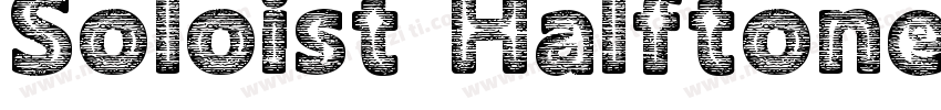 Soloist Halftone 2字体转换